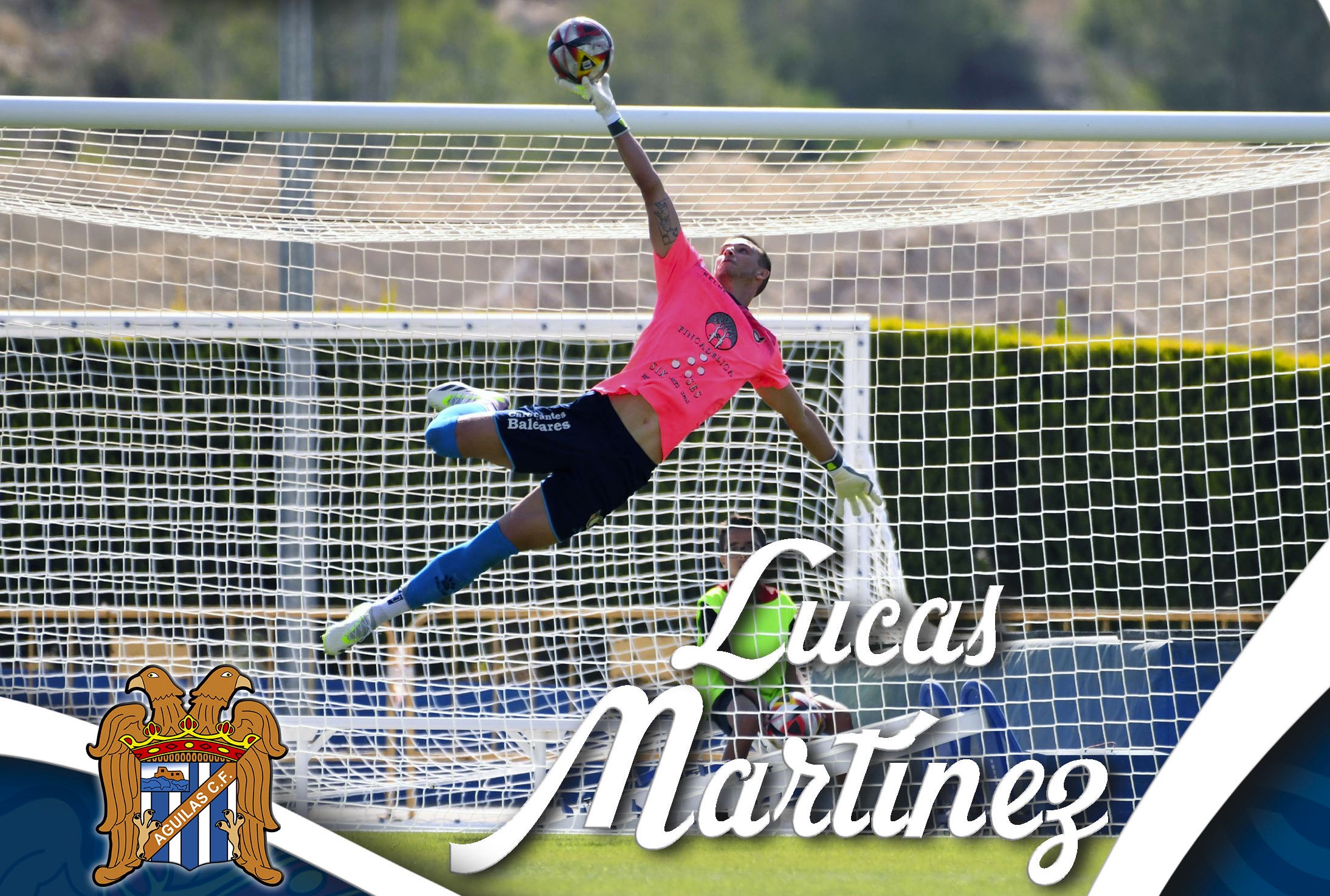 Lucas Martínez, nuevo guardameta del Águilas Fútbol Club