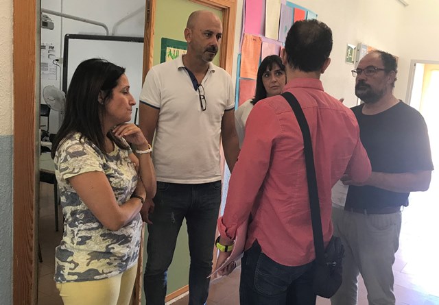 Comienzan las demandadas obras en el colegio Mediterráneo de Águilas