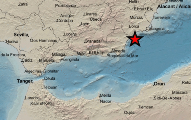 Un terremoto que el IGN sitúa en la costa de Cabo de Palos se deja sentir en  diferentes zonas de Águilas  