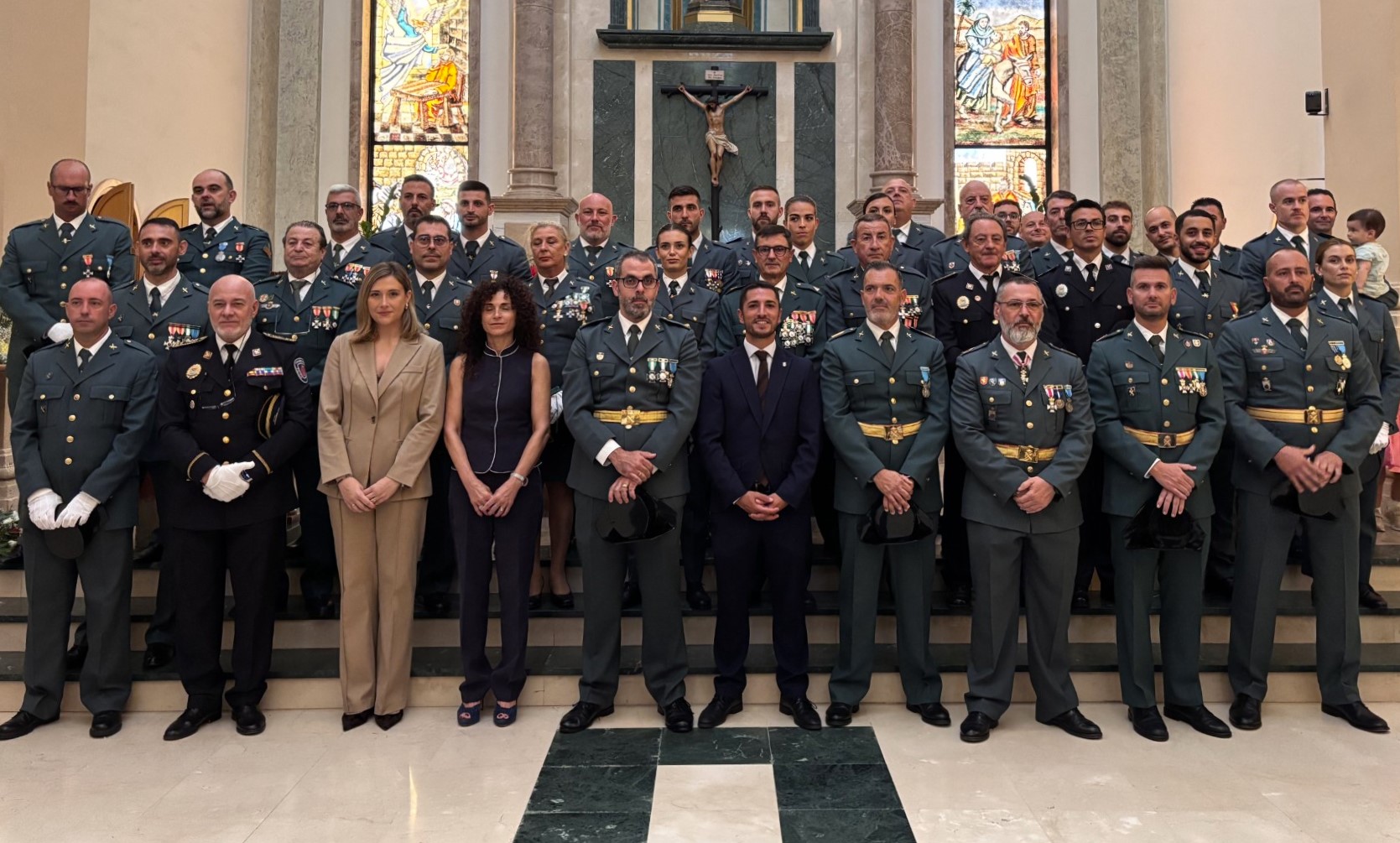 La Guardia Civil de Águilas celebra el día de su Patrona, la Virgen del Pilar