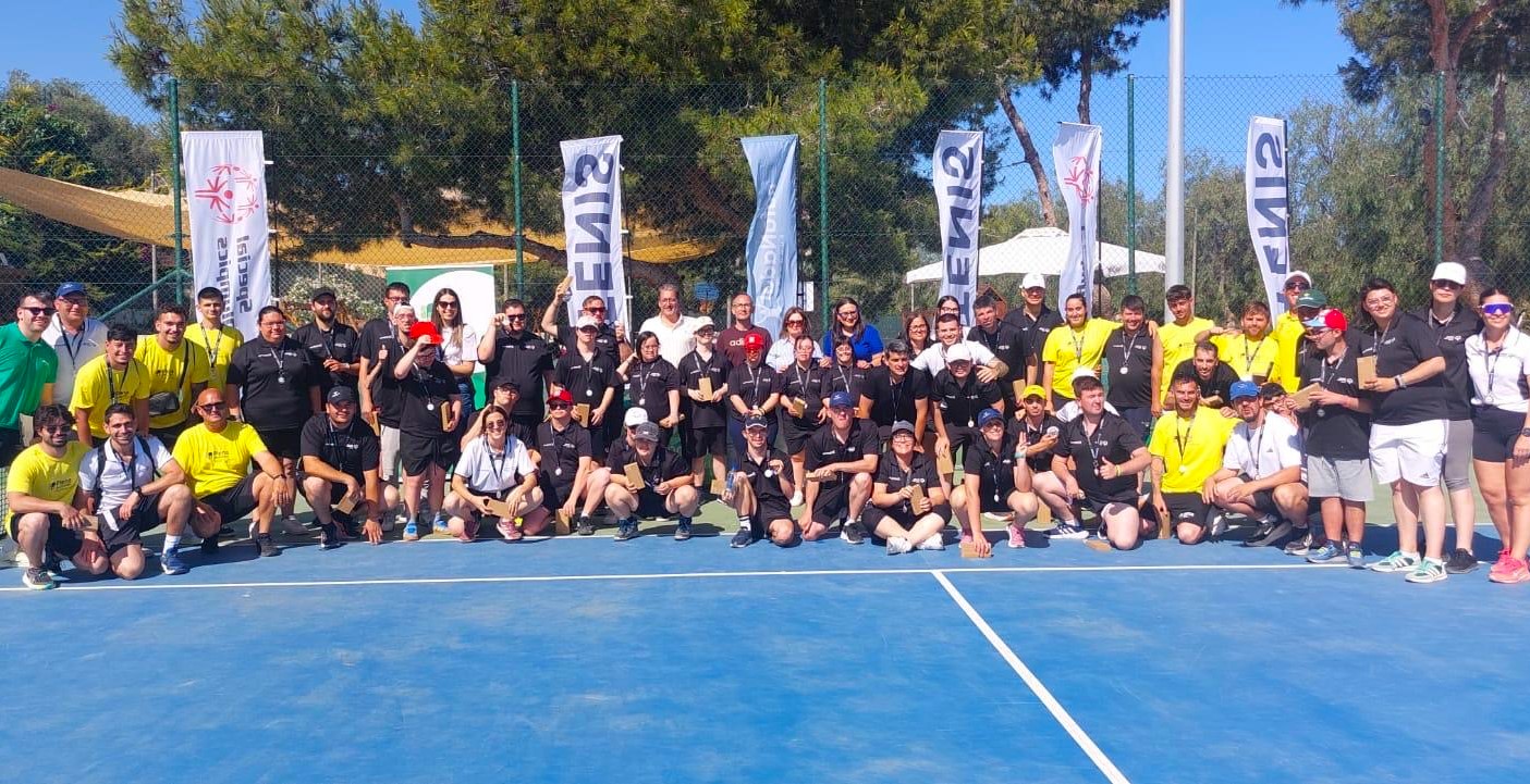 Águilas acoge un encuentro autonómico de tenis para personas con discapacidad intelectual
