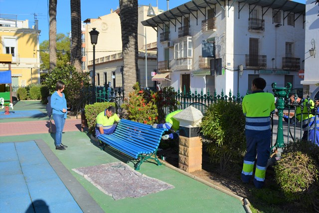  El parque infantil Robles Vives abrirá mañana de nuevo sus puertas al público en Águilas