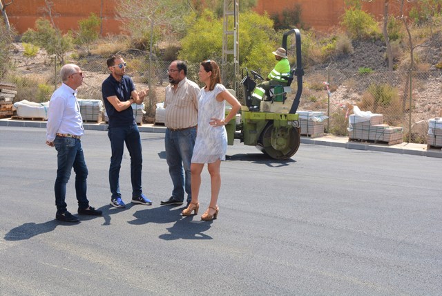 Las obras de mejora en la pedanía aguileña de Calabardina están próximas a concluir
