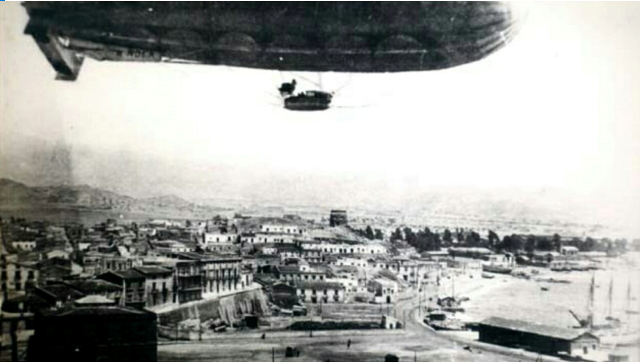  El paso del dirigible Graff Zeppelín por Águilas en su ruta a Suramérica 