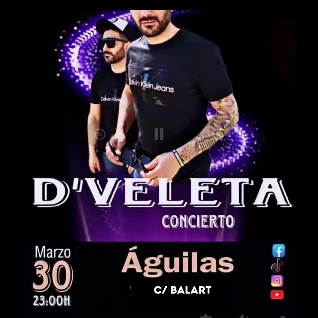 The Jukebox Band y Aires de Veleta actuarán en la zona gastronómica ubicada en calle Balart con motivo de la festividad de la Patrona de Águilas