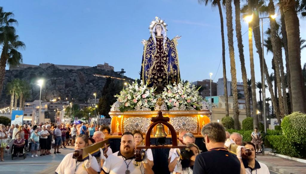 La Patrona de Águilas sale a la calle por el Día de los Dolores