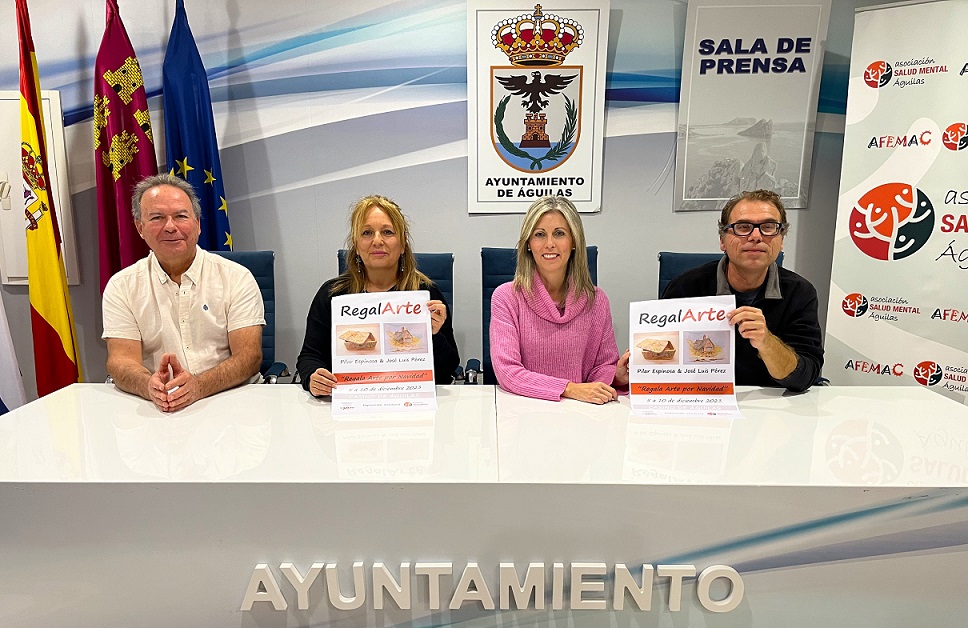 La Asociación Salud Mental Águilas invita a regalar arte por Navidad con la tercera edición de “RegalArte”