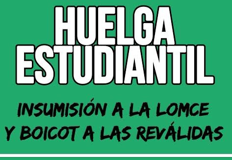 El Frente de Acción Estudiantil hace un llamamiento a secundar la huelga del próximo 26 de octubre