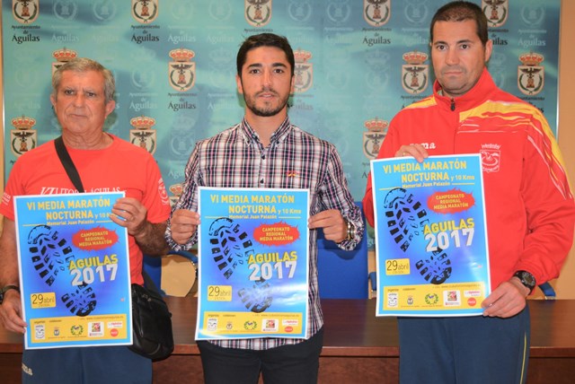  Cerca de mil corredores participarán en la Media Maratón y 10 kilómetros Memorial Juan Palazón de Águilas 