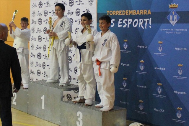 El aguileño Pablo Martínez se alza con el Campeonato de España de Karate Kyokushinkai Infantil