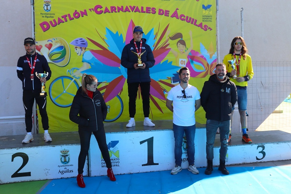 Marta Pintadel y David Cantero, ganadores de la XXX edición del Duatlón Carnavales de Águilas