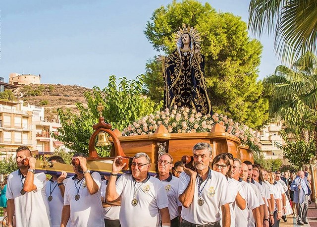 La Patrona de Águilas volverá a procesionar el próximo 15 de septiembre