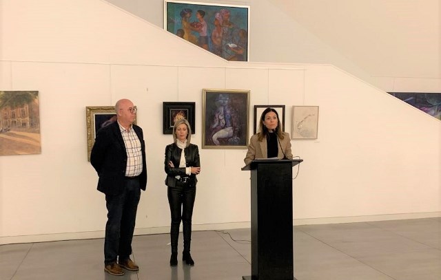 El auditorio de Águilas acoge la exposición “Pintores murcianos”