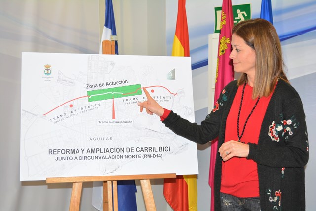 Mañana se adjudicará la construcción de un nuevo tramo del carril bici que circunvala Águilas