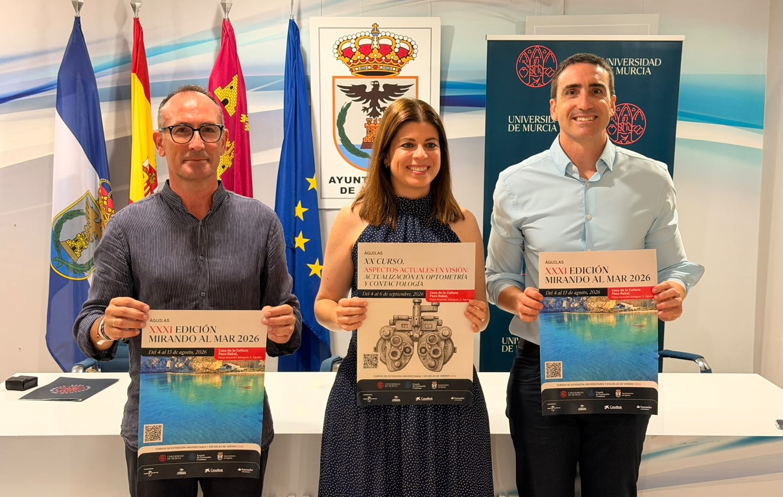 El actor Ginés García Millán y la directora de orquesta Isabel Rubio entre los ponentes del ciclo de conferencias "Mirando al Mar"