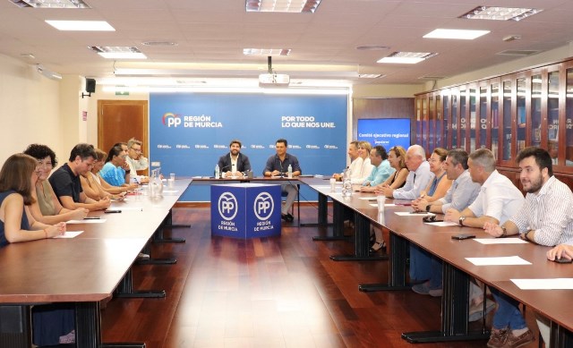 Cinco aguileños en la nueva Junta Directiva del PP de la Región de Murcia