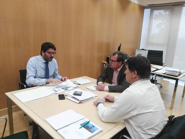 Reunión de trabajo entre el presidente de HosteÁguilas y el director general de Instituto de Turismo de la Región de Murcia