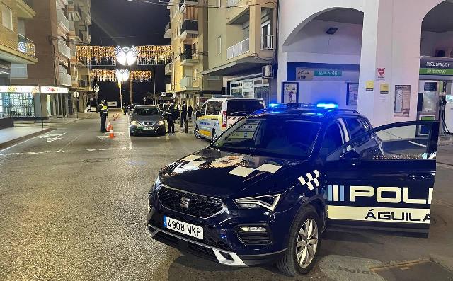 Policía Local de Águilas cierre el año con 4 nuevas detenciones