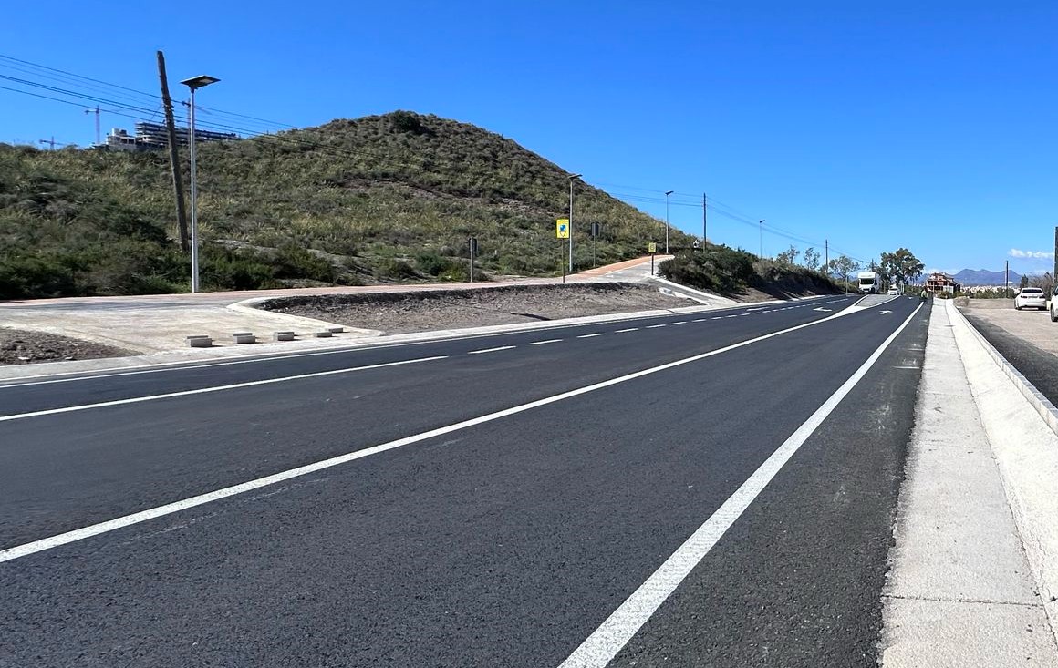 El PSOE de Águilas muestra su satisfacción por el arreglo de la carretera RM-D14