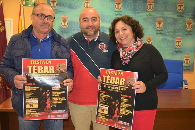 La pedanía aguileña de Tébar se prepara para las fiestas de San Antón