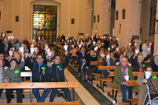  La Hospitalidad de Lourdes en Águilas celebra su tradicional procesión de las antorchas