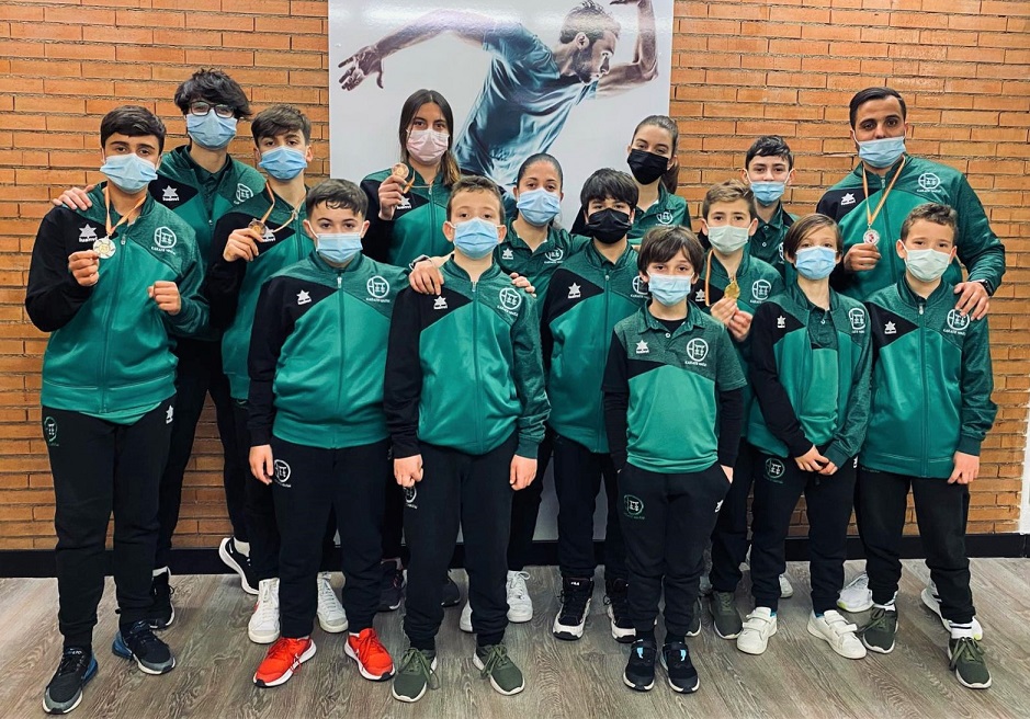 Cinco medallas para el Club de Kárate Nintai en su visita a Toledo
