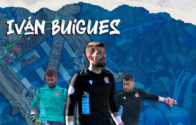 Iván Buigues afrontará su cuarta temporada defendiendo la portería del Águilas