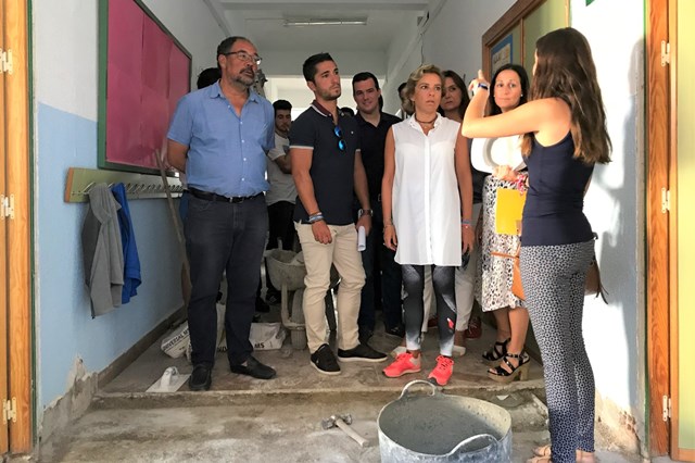 Las obras del CEIP Mediterráneo entran en su recta final y desde el Ayuntamiento de Águilas lamentan que 