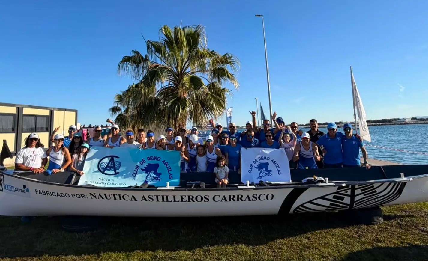 Águilas hace historia con un bronce nacional en el Campeonato de España de Llaut del Mediterráneo