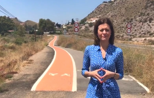 Moreno urge a la Dirección General de Carreteras a desbrozar los márgenes de las carreteras y rotondas de Águilas