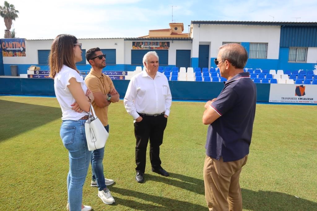 El Ayuntamiento de Águilas ampliará la iluminación deportiva del campo de fútbol El Rubial