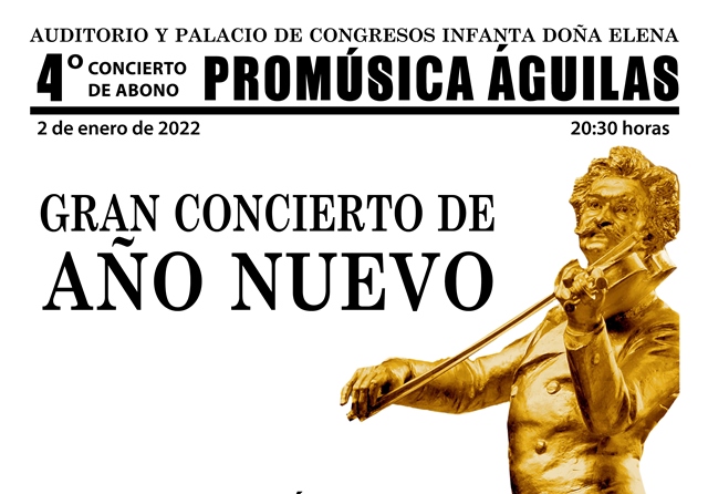 ‘Ballets’ de Chaikovski y obras de Johann Strauss para el concierto de Año Nuevo de la Orquesta Sinfónica de la Región de Murcia en Águilas
