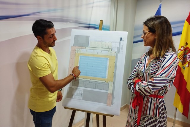 La piscina del Polideportivo de Águilas se ampliará para disputar competiciones de la Real Federación Española de Natación
