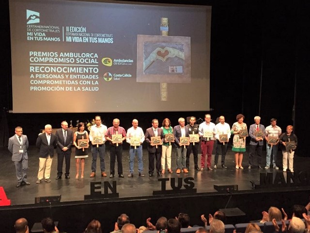 La cinta ‘Huir’ se proclama ganadora de la II edición del Certamen Nacional de Cortometrajes ‘Mi vida en tus manos’ celebrado en Águilas 