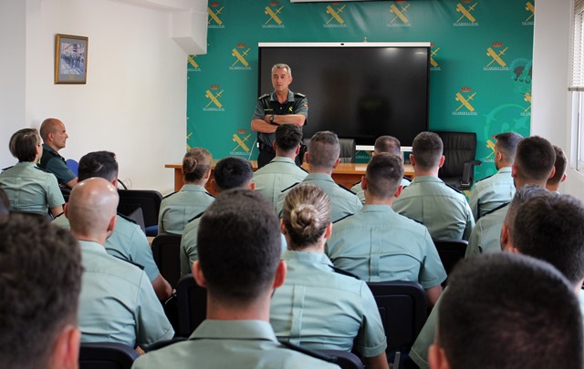 Solo uno de los 27 nuevos guardias civiles que se han incorporado hoy a la Región tiene a Águilas como destino