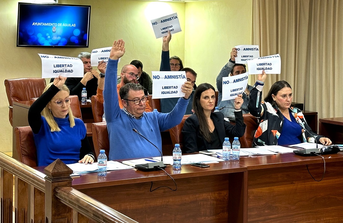 El PP lamenta que el PSOE de Águilas no rechace la Ley de Amnistía