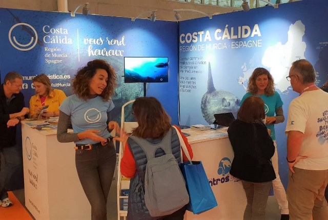  La oferta de buceo de Águilas presente en el Salón de la Plongée de París