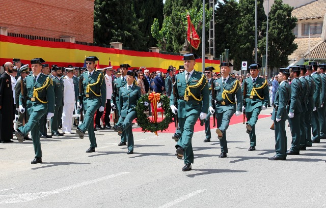 La Guardia Civil celebra en la Región el 178º aniversario de su fundación
