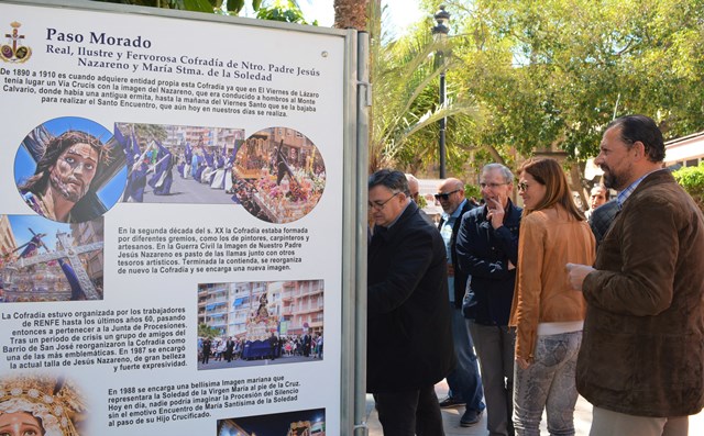La Glorieta alberga una exposición temporal de la Semana Santa aguileña 
