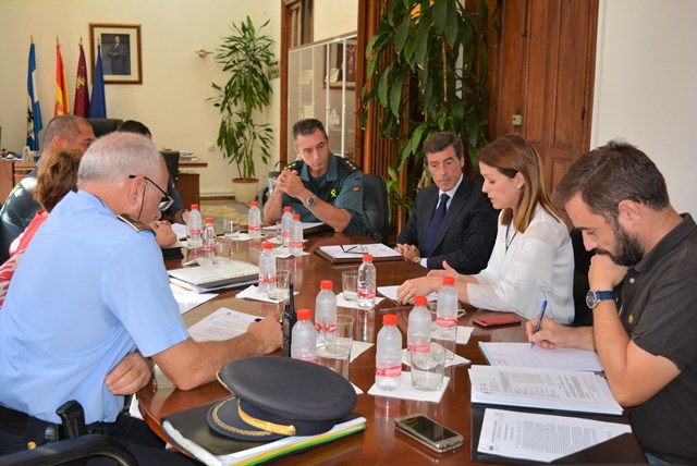 Ayuntamiento y Delegación de Gobierno analizan de forma conjunta los índices de criminalidad en Águilas 
