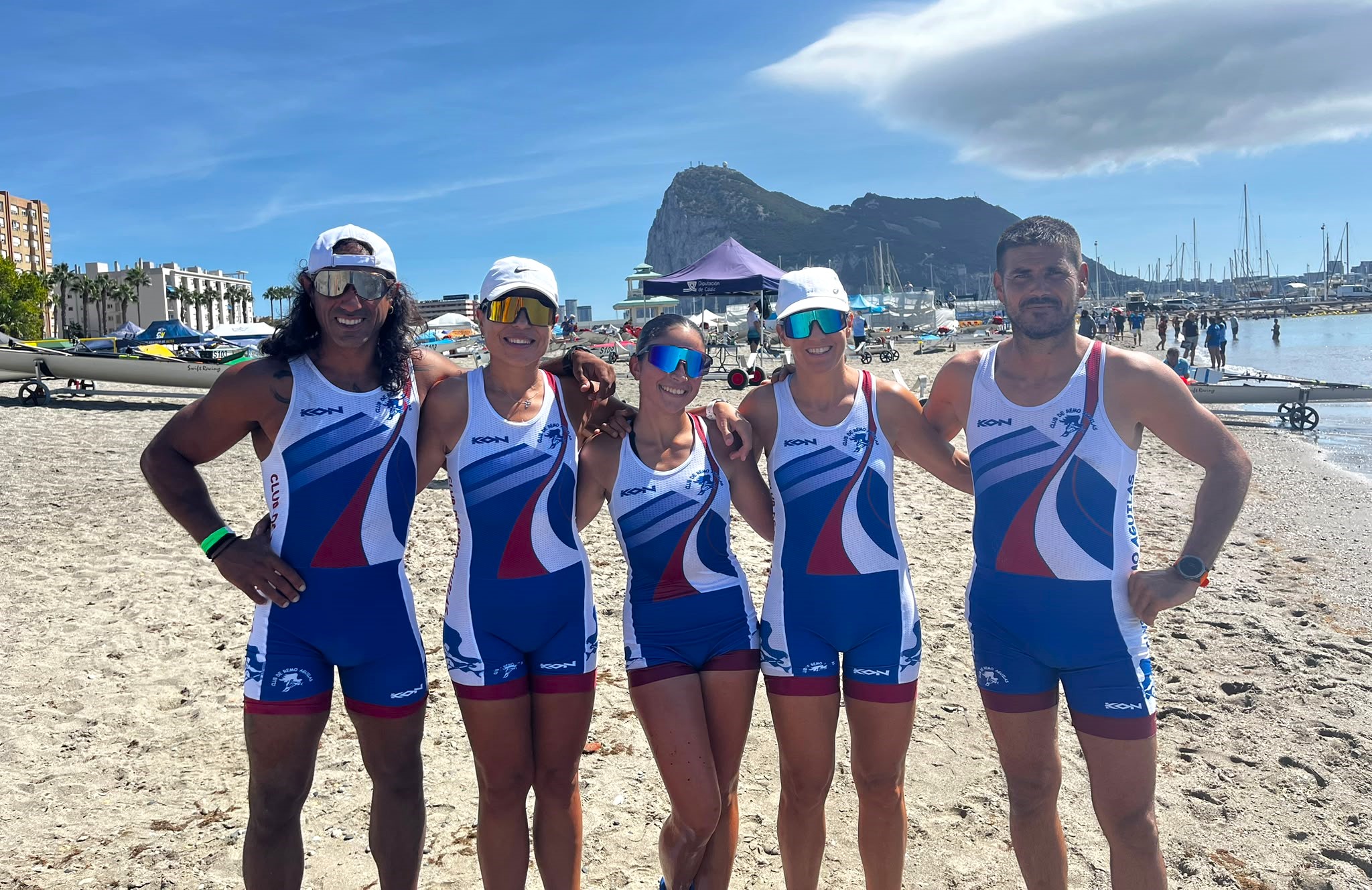 La aguileña Carmen Navarro se proclama subcampeona de España de remo de mar