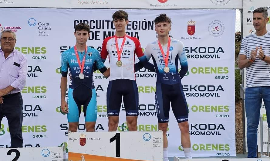 El ciclista aguileño Luís Alberto Lajarín, campeón Regional de Contrarreloj Individual