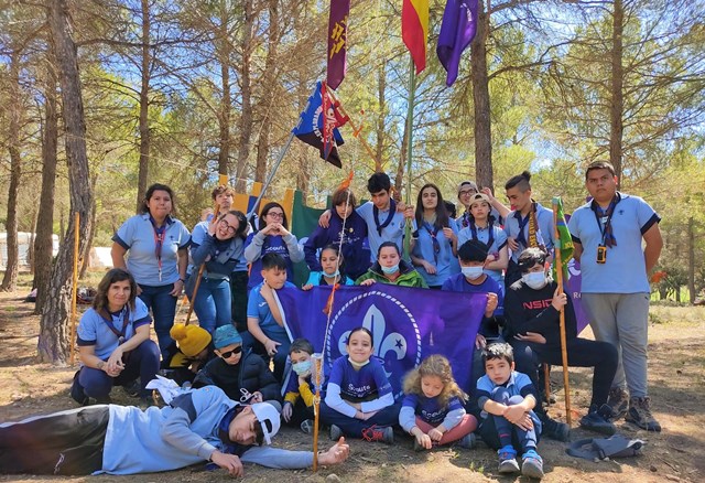 El Grupo Scout Severo Montalvo realiza su campamento de primavera en el Camping de Sierra María