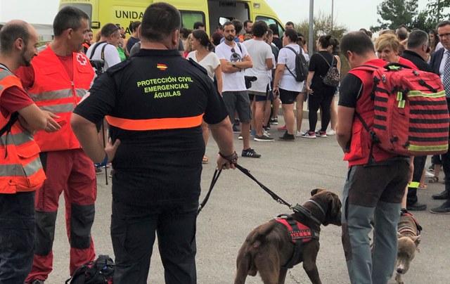 Protección Civil Águilas participa en la búsqueda de una mujer desaparecida en Totana