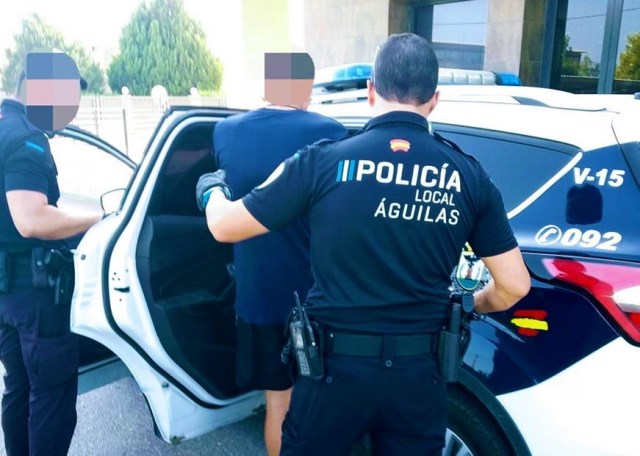 Policía Local de Águilas realizó 9 detenciones durante la última semana
