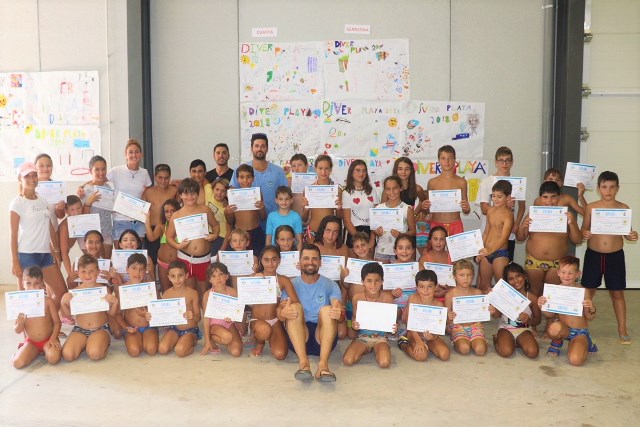 Éxito de participación en la Escuela de Verano del Patronato Deportivo Municipal de Águilas 