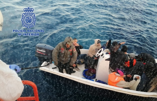 Más de una quincena de inmigrantes alcanzan la costa de Águilas en las últimas 48 horas